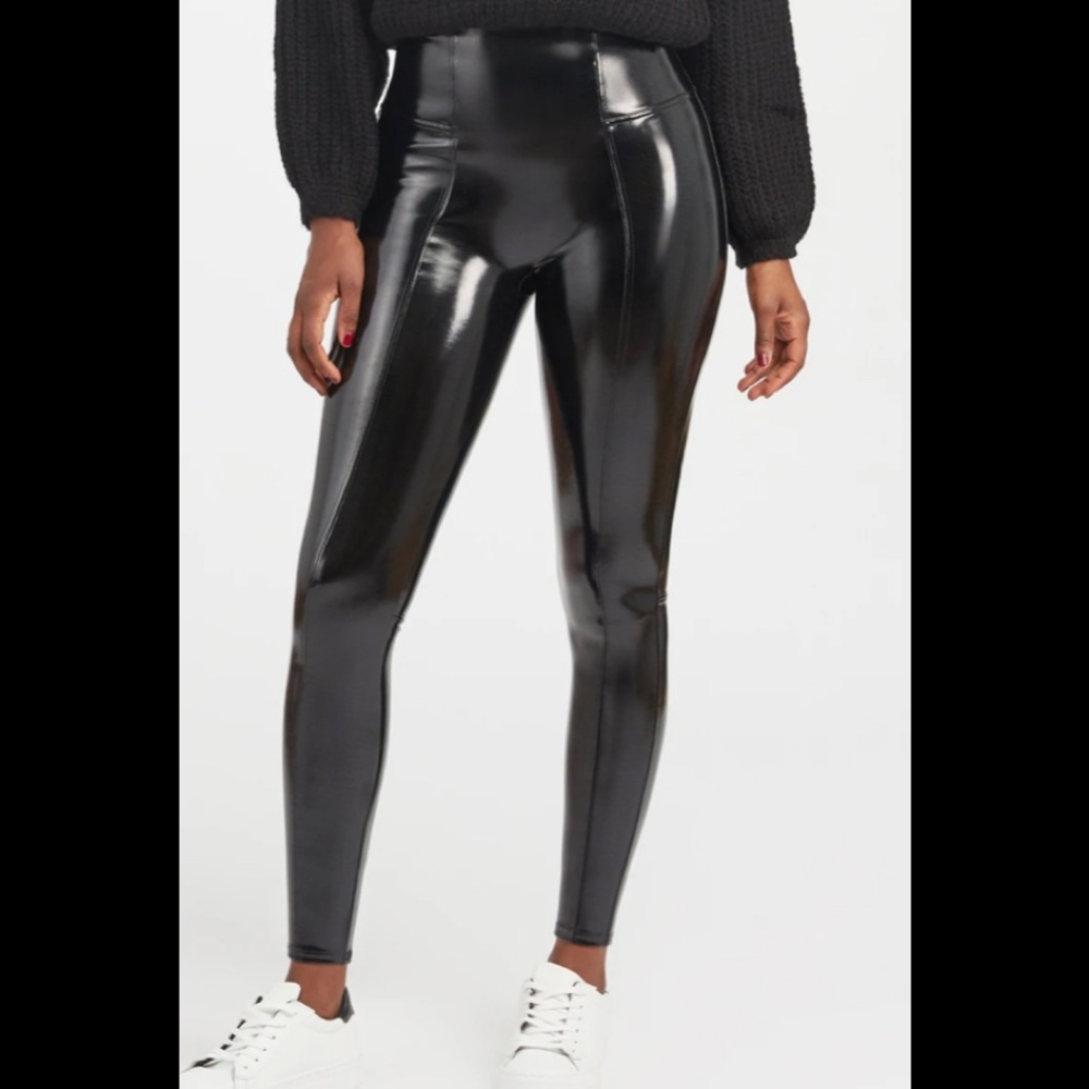 Spanx Faux Pleather Leggings